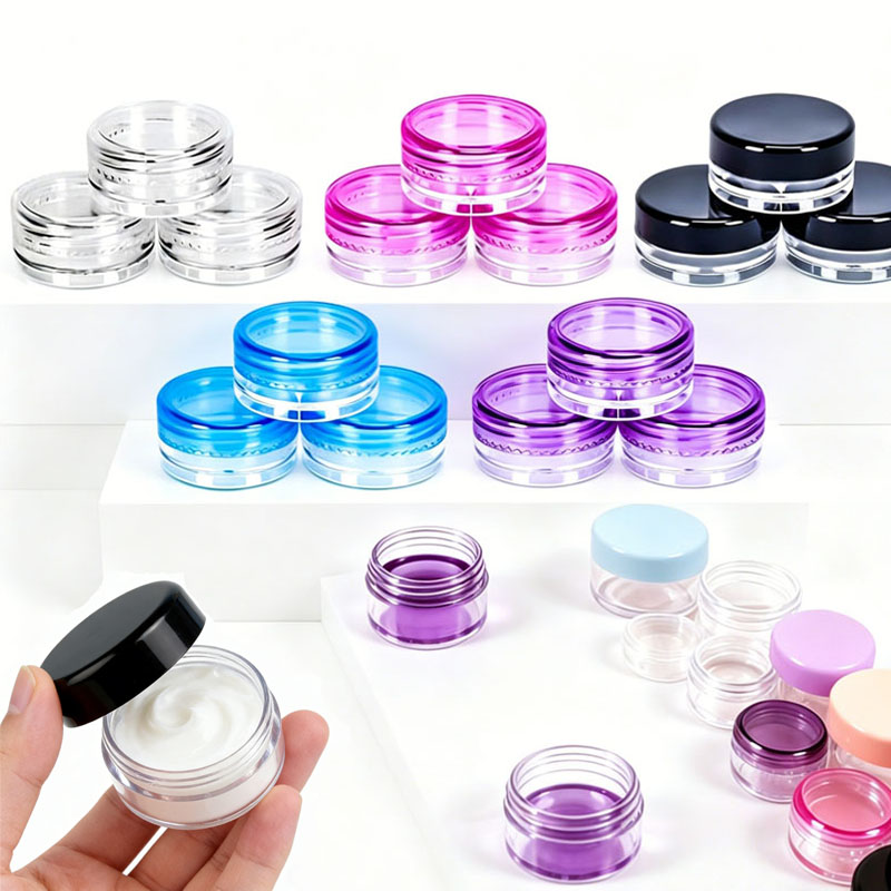 Body Jewelry Jewelry Box - 100 個 2 グラム-20 グラム空の小さな化粧品サンプル瓶クリームジャー宝石収納ボックス旅行用容器ローションメイクアップボディバター用