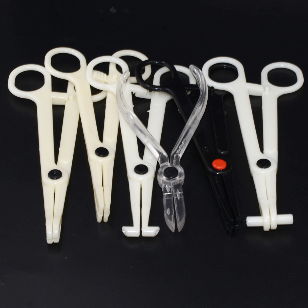 Body Jewelry Ear Plugs - 1PC アクリルボディピアス EO ガス鉗子で滅菌クランププライヤー耳リップへそ鼻ラウンド開閉セプタム職業ツール