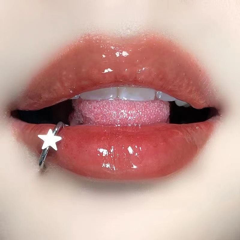 Body Jewelry Vertical Labret - ステンレス鋼リップリングヒンジ付きスターバイトピアス鼻リングイヤリングスパイシーガールハート垂直ラブレットピアスボディジュエリー