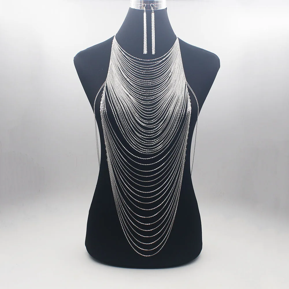 きらびやかなゴールドカラーのネックレス,ボディチェーン,ブラ - Body Jewelry Materials のレビューと価格