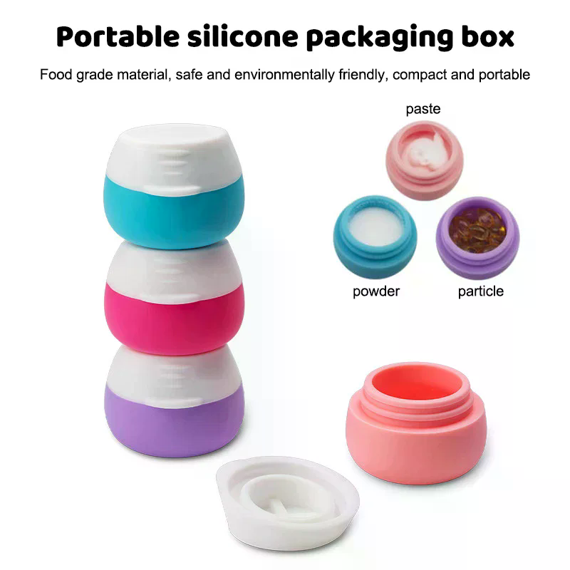 20ml携帯用シリコン製トラベルジャー（蓋付き）化粧品、フェ - Body Jewelry Jewelry Box のレビューと価格