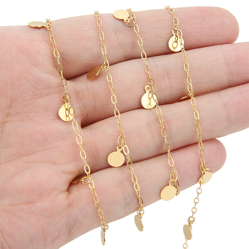 1メートルステンレス鋼6mmディスク手作りチェーンDIYジュ - Body Jewelry Chain のレビューと価格