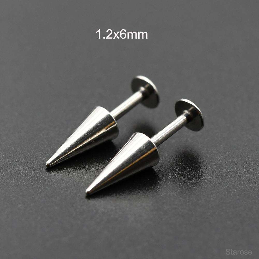 女性のためのステンレス鋼のイヤリング,イヤリング,耳のスタッ - Body Jewelry Vertical Labret のレビューと価格