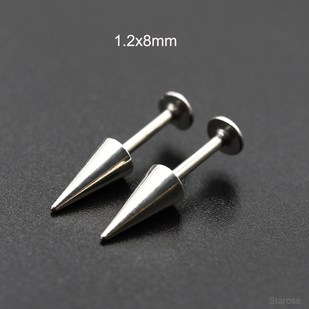 女性のためのステンレス鋼のイヤリング,イヤリング,耳のスタッ - Body Jewelry Vertical Labret のレビューと価格