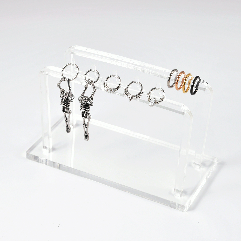 パンクな形のジュエリーディスプレイ,透明なアクリルの棚,ジュ - Body Jewelry Display Case のレビューと価格