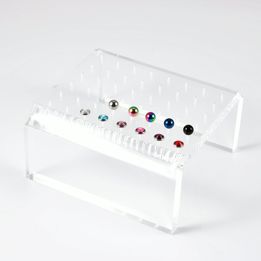 パンクな形のジュエリーディスプレイ,透明なアクリルの棚,ジュ - Body Jewelry Display Case のレビューと価格