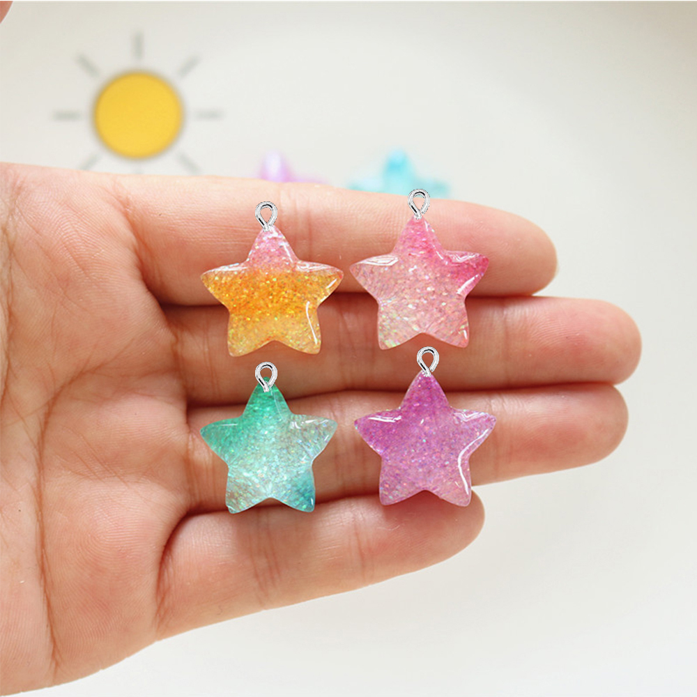 イヤリング,ブレスレット,ヘアピン,ジュエリーペンダント,装 - Star Flat Back のレビューと価格
