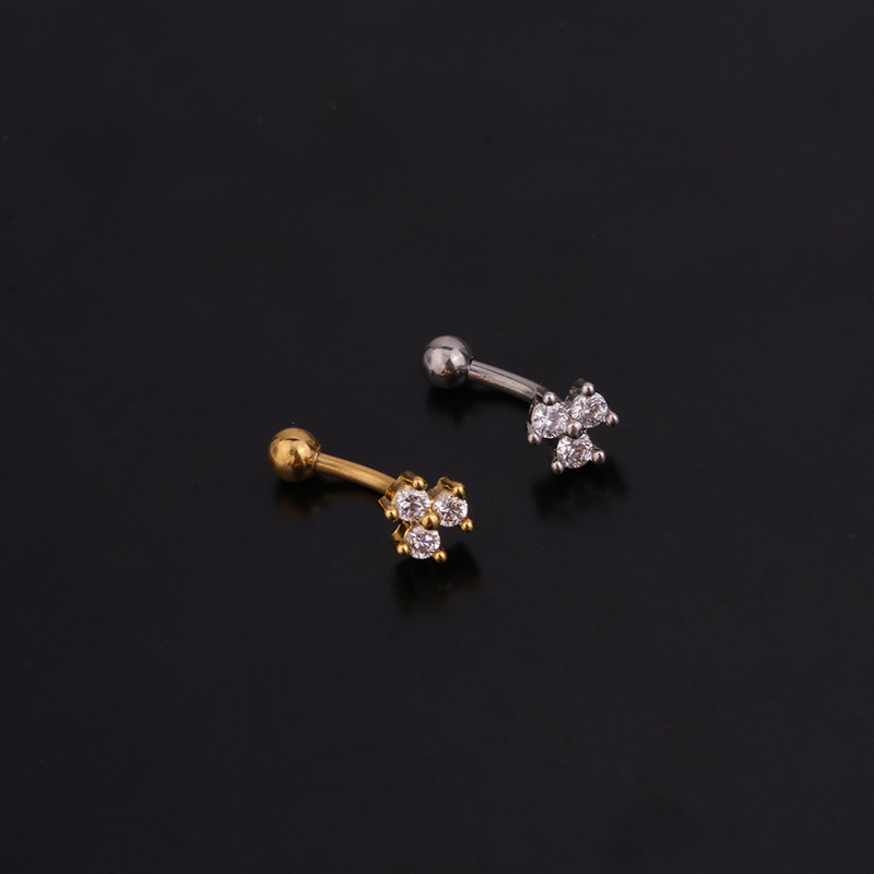 1Pc 1.2 × 8 ミリメートル眉毛 Daith ぴった - Rook Curved Barbell のレビューと価格