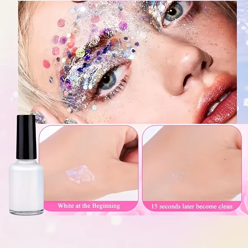 12 色のグリッター DIY フラッシュ タトゥー、複数のタ - Body Jewelry Glue のレビューと価格