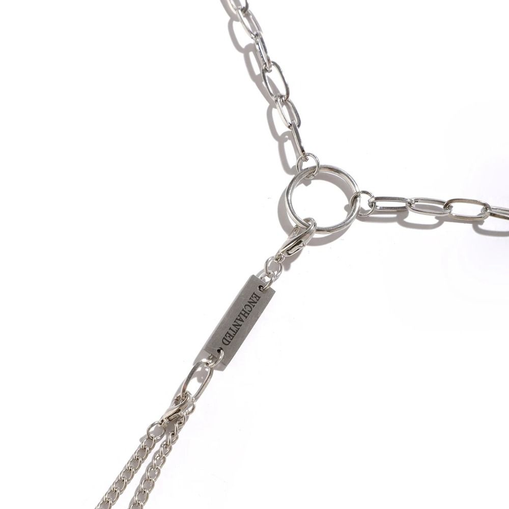 アルミニウム素材ボディクロスチェーンシルバーカラーメタルタッ - Body Jewelry Materials のレビューと価格