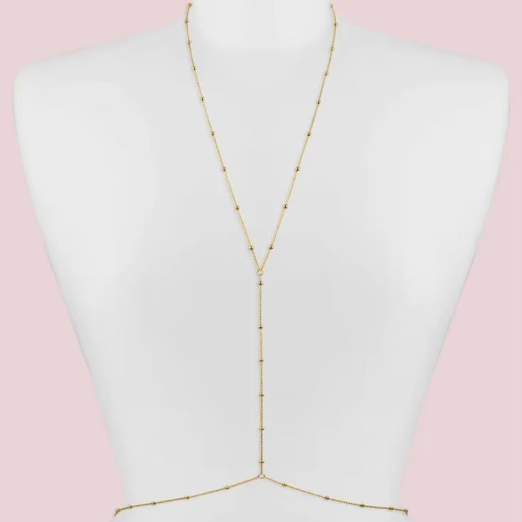 ファッションシンプルなビーズチェーンボヘミアン女性のボディチ - Body Jewelry Chain のレビューと価格