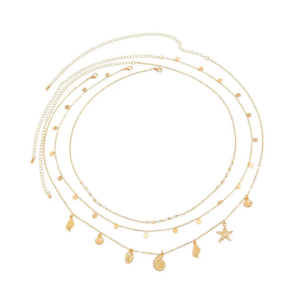 IngeSight.Z 3 ピース/セット自由奔放に生きるヒ - Body Jewelry Chain のレビューと価格