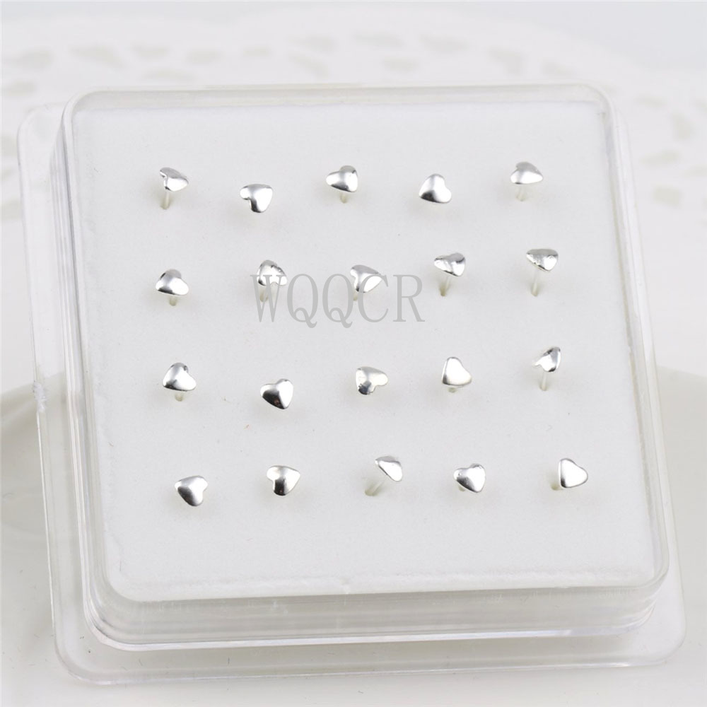 20ピース/箱ファッショナブルな素敵な女性のスタッドの型マッ - Body Jewelry Jewelry Box のレビューと価格