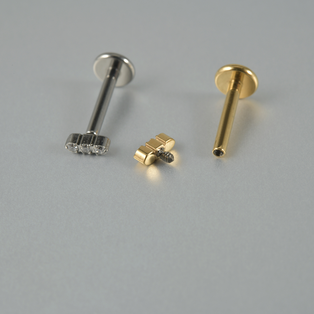 Dreamlee G23 ソリッドチタンインナーネジフラット - Rook Curved Barbell のレビューと価格