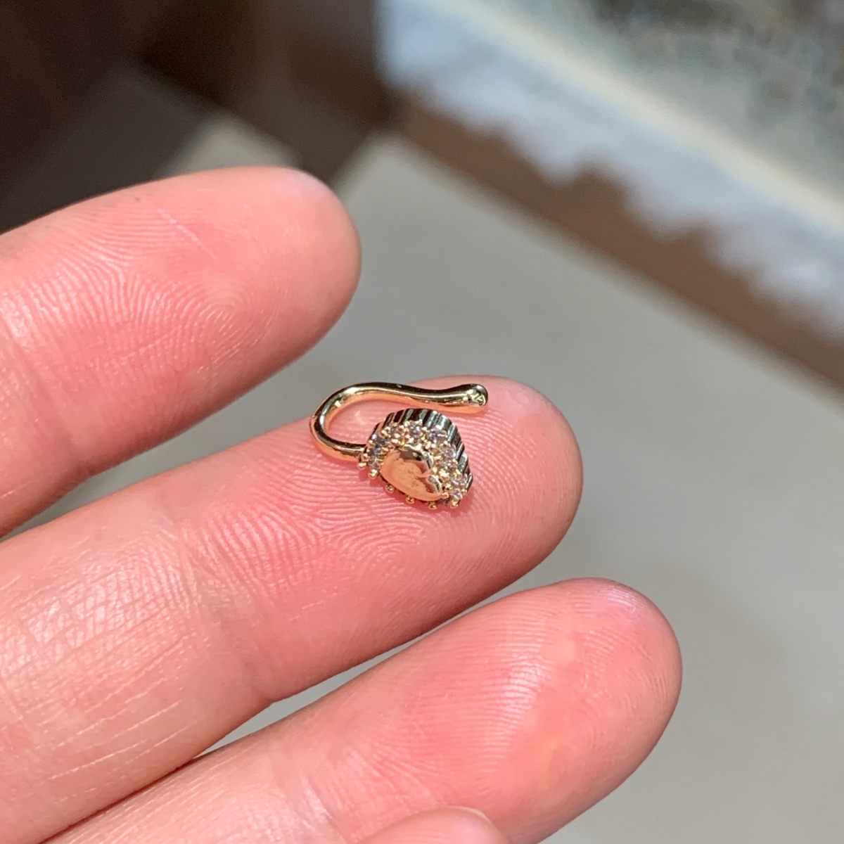 1ピーススイートクールスパイシーガール風フルジルコニウムラブ - Body Jewelry Nose Ring のレビューと価格