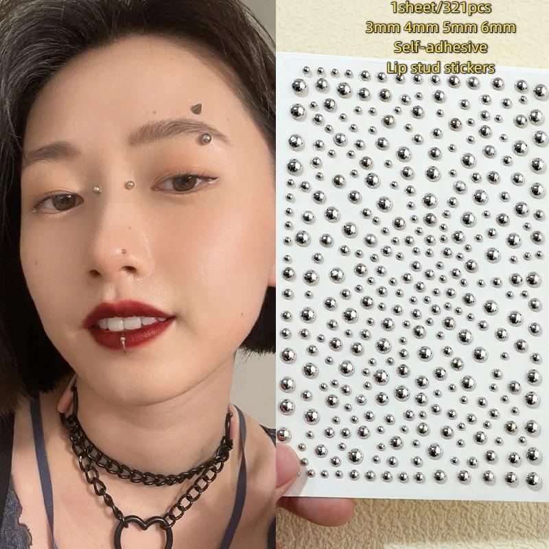 321 個非ピアスリップスタッドステッカー自己粘着防水再利用 - Body Jewelry Nose Ring のレビューと価格