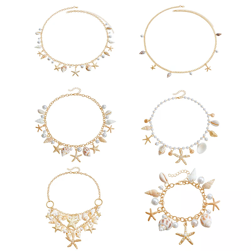 夏の人気商品 ボヘミアン風 モノレイヤー スターフィッシュ  - Body Jewelry Hot のレビューと価格