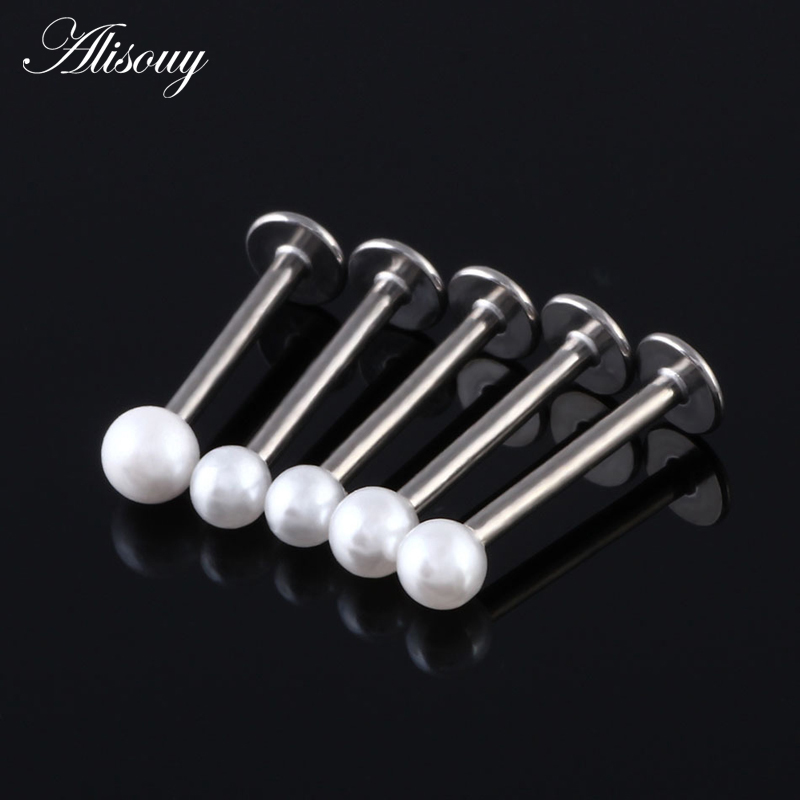 Alisouy ホット販売 1PC 鋼 3 ミリメートル偽パ - Body Jewelry Hot のレビューと価格