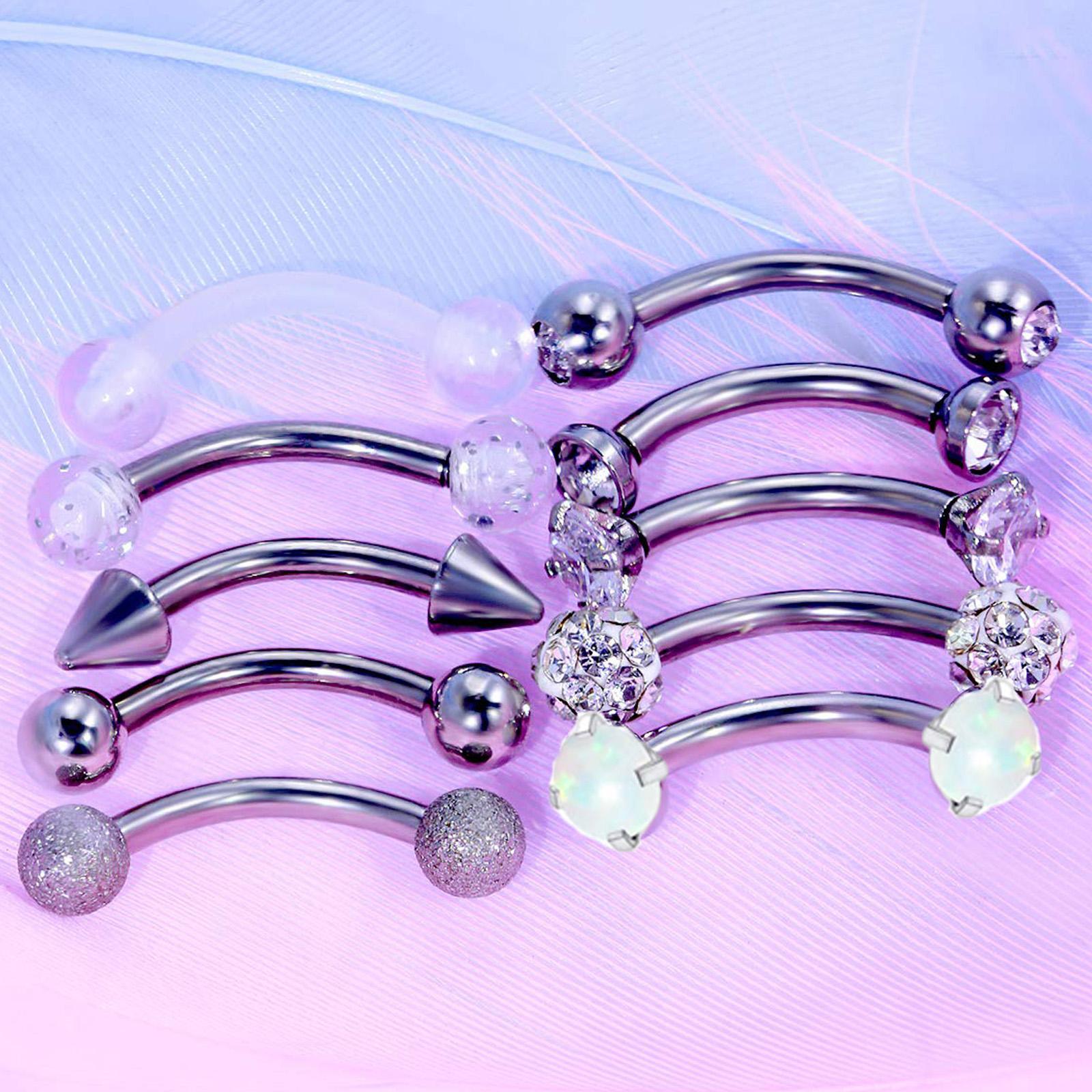 10/11/12点16 GステンレスアーチBarbell R - Body Jewelry Vertical Labret のレビューと価格