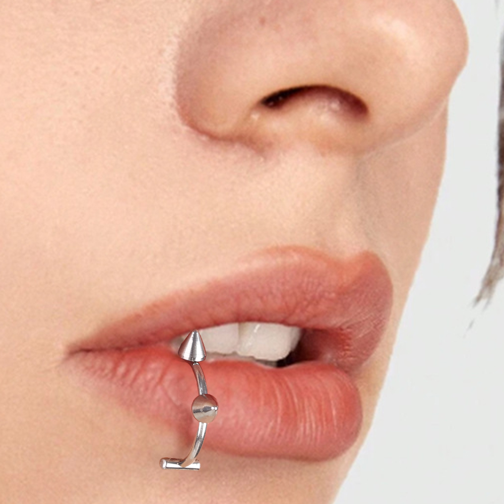 10 個パンクノーズリング 1 つの爪デュアル使用リップリン - Body Jewelry Lip Ring のレビューと価格