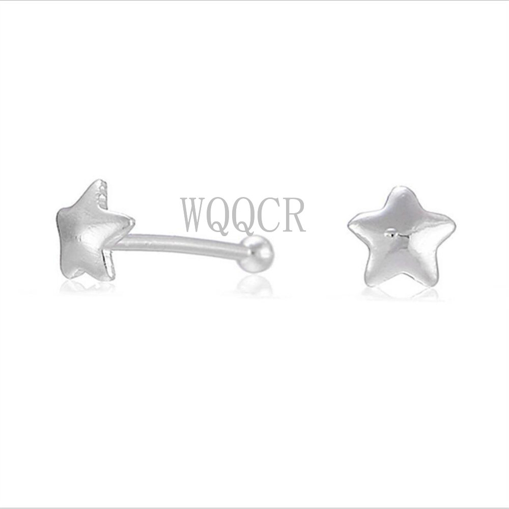 20個/箱 フロスト加工 星型ノーズネイル 10mm ボール - Body Jewelry Jewelry Box のレビューと価格