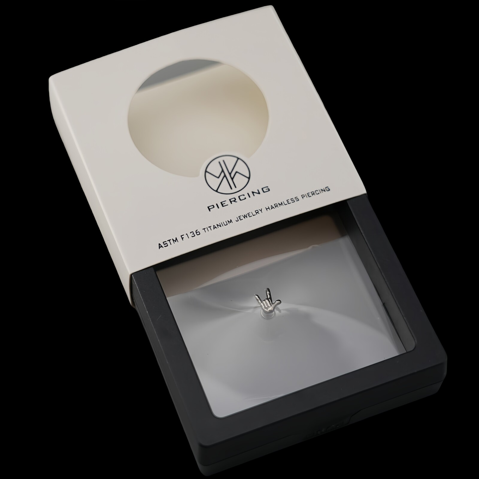 チタンスタッドイヤリング内部ボックス付きのボディジュエリーの - Body Jewelry Jewelry Box のレビューと価格