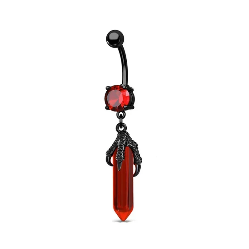 人格ハート型へそリングバットベリーピアスホットガールダークシ - Body Jewelry Hot のレビューと価格
