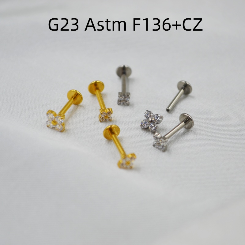 10個入り ボディジュエリー 16Gx8mm G23チタン  - Rook Curved Barbell のレビューと価格