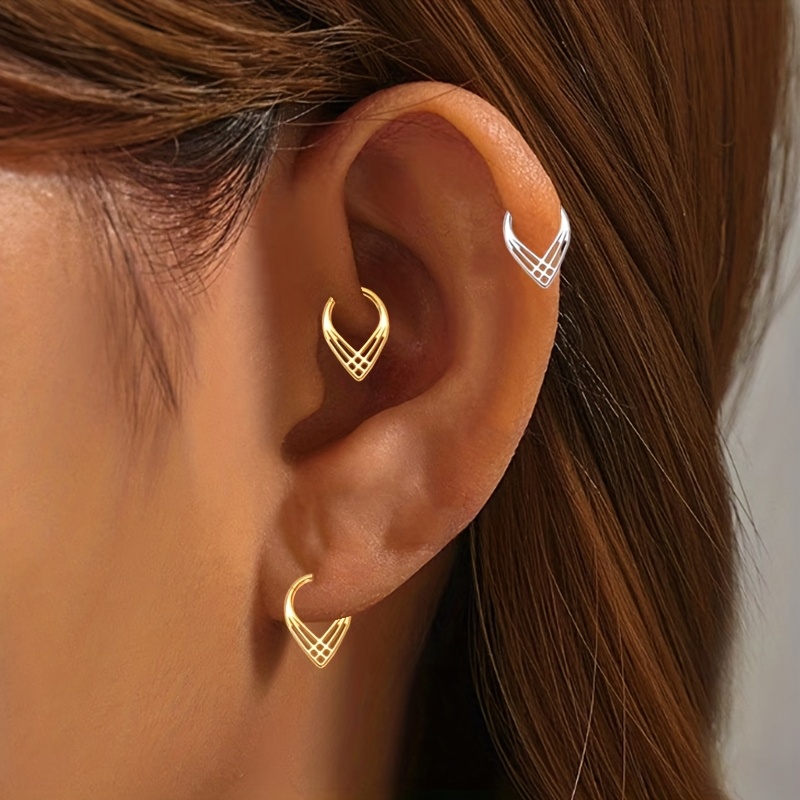 G 23チタン合金メッシュ水滴形鼻中隔リングクリック器軟骨ピ - Body Jewelry Jewelry Box のレビューと価格