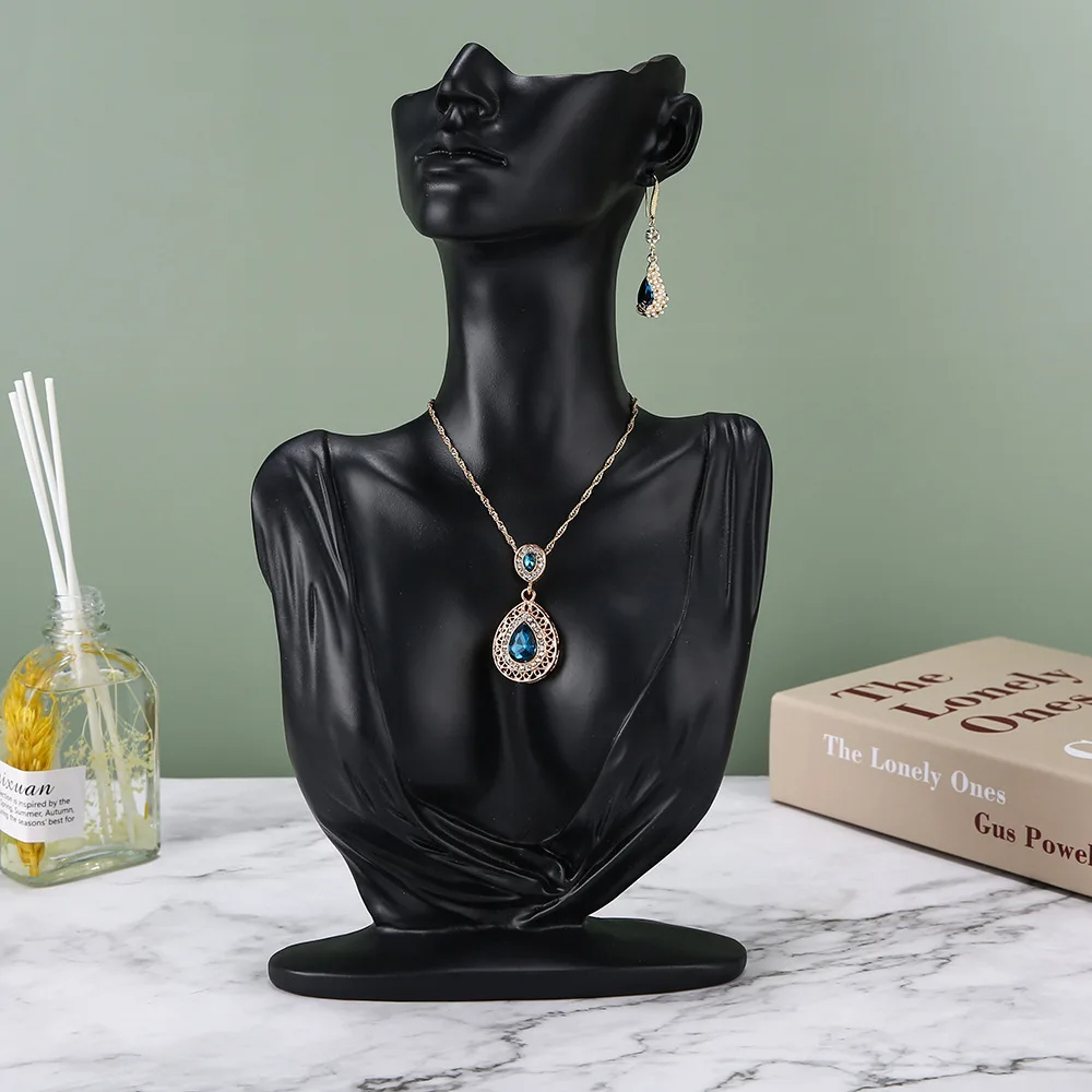 マネキンヘッドのバストネックレスディスプレイスタンド、ポート - Body Jewelry Display Case のレビューと価格