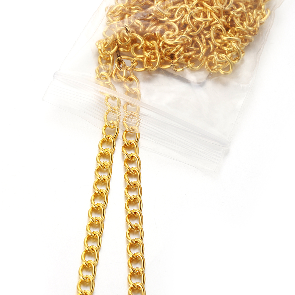 2 メートル 2.5/3.5/4.5 ミリメートル金属フラッ - Body Jewelry Chain のレビューと価格