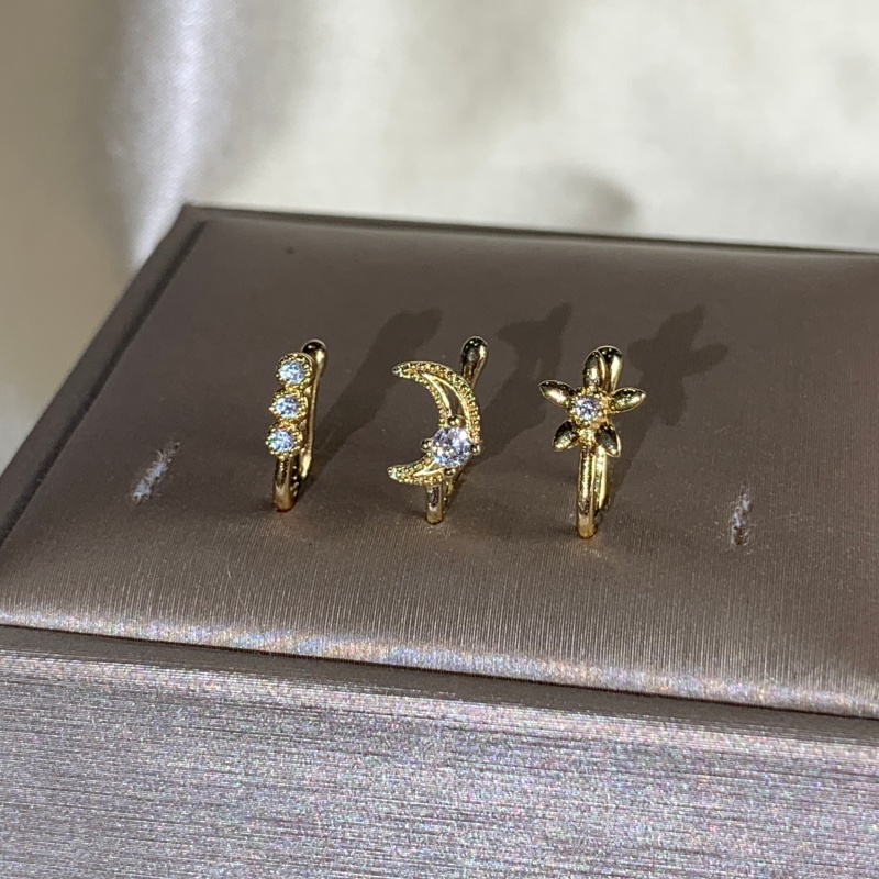 3ピースレトロライトラグジュアリーノーズクリップセット、人工 - Body Jewelry Nose Ring のレビューと価格