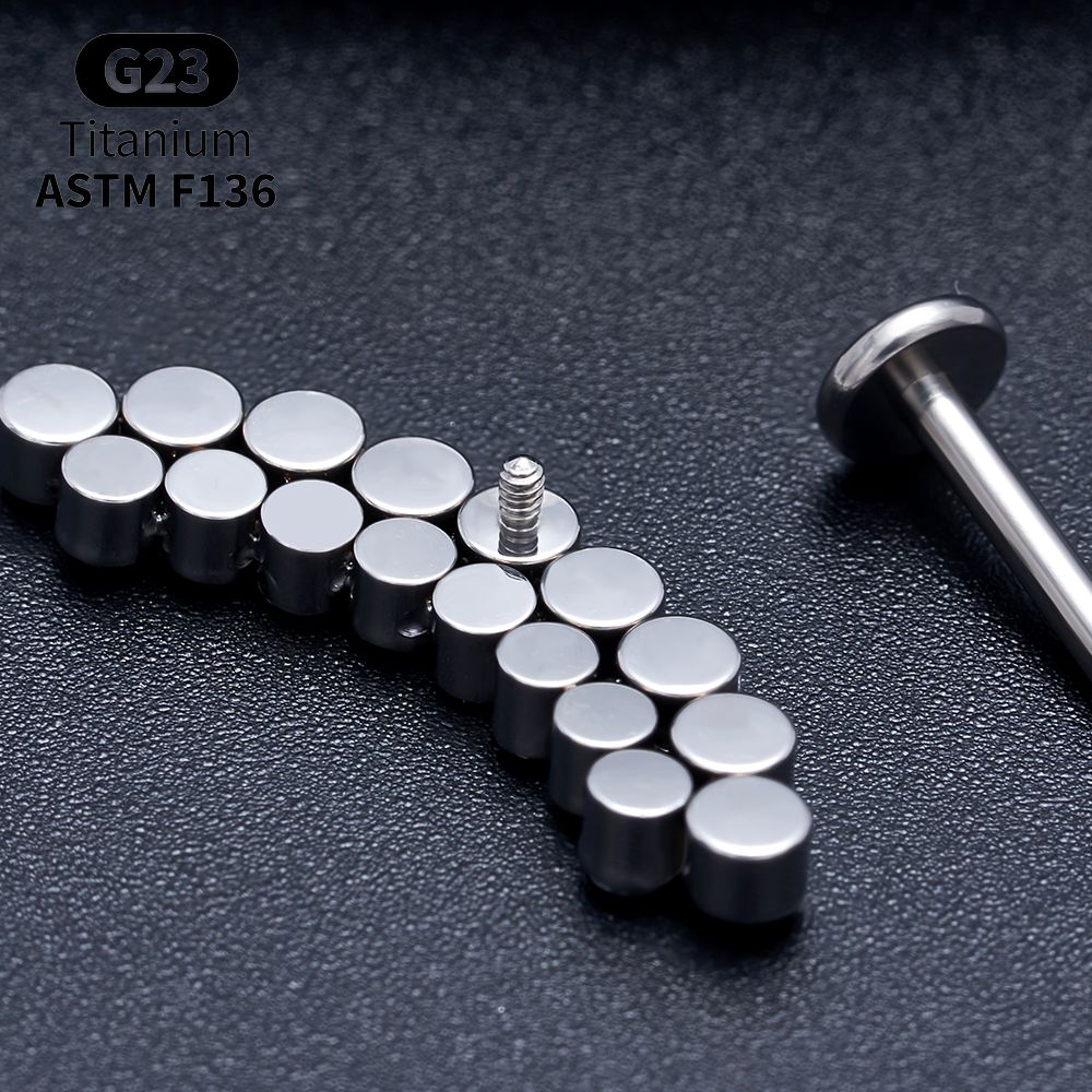 チタンアークオパールラブレットパック ヘリックス トラガス  - Body Jewelry Vertical Labret のレビューと価格