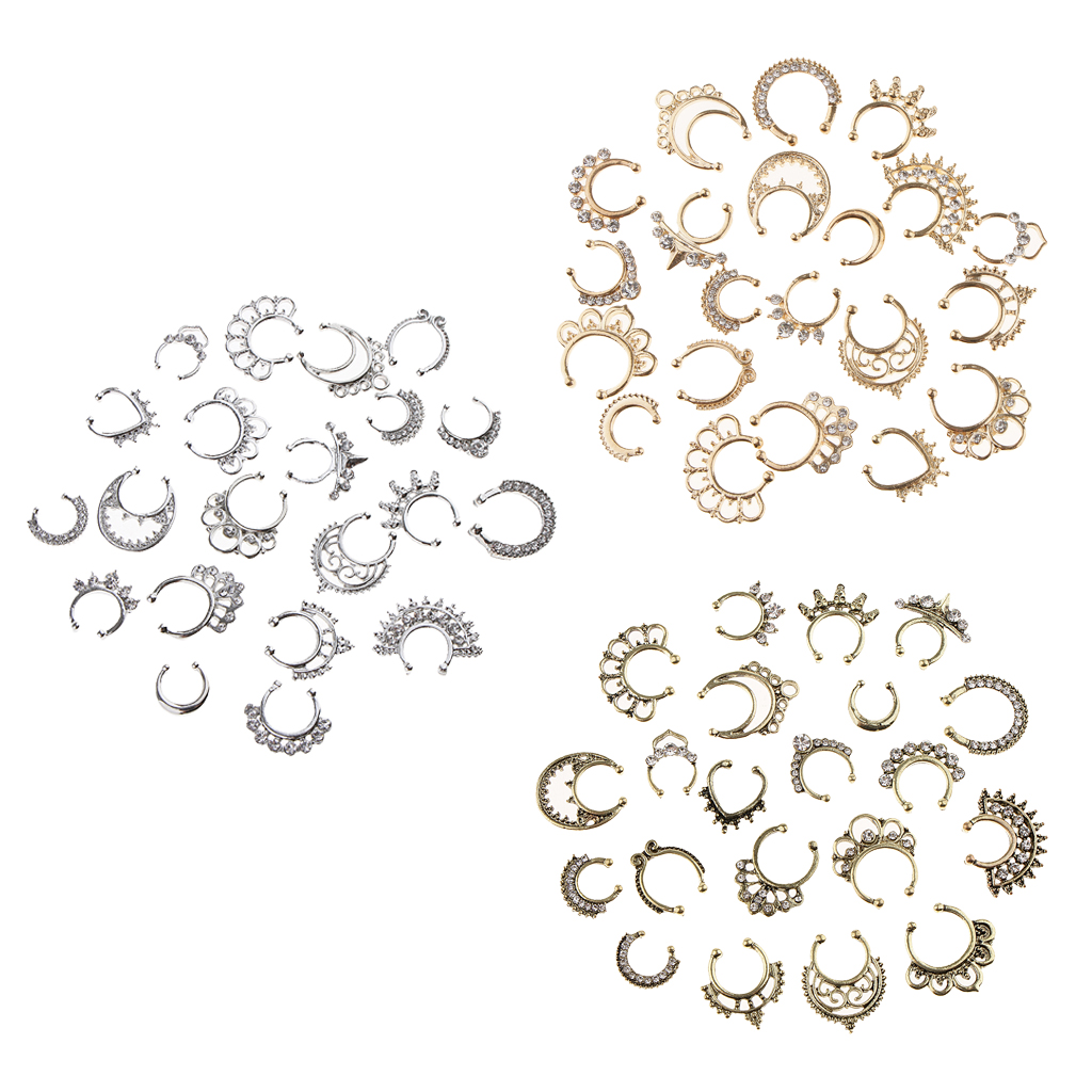 フェイクセプタム,フェイクノーズクリップ,ジュエリー,フェイ - Body Jewelry Hot のレビューと価格