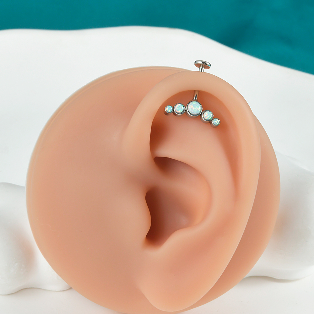 外科用鋼ピアスジュエリー、cz gem、スレッドレスラブレッ - Body Jewelry Lip Ring のレビューと価格