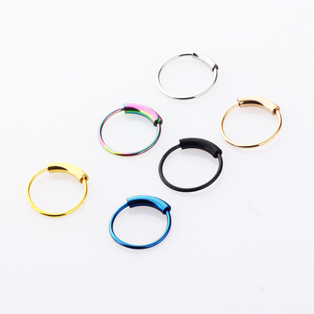 3 ピース/ロット 316L サージカルスチール シームレス - Body Jewelry Nose Ring のレビューと価格