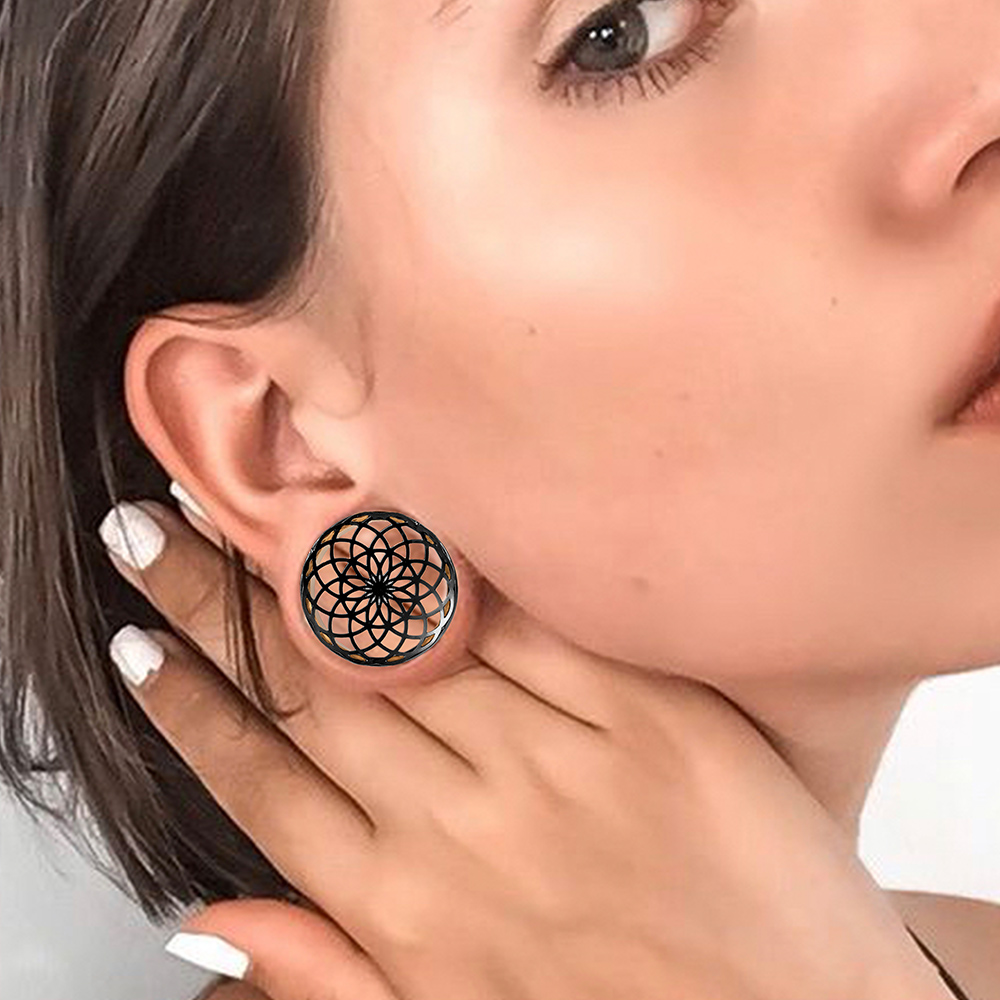 Vankula 2 個 316 ステンレス鋼低刺激性花耳ゲー - Body Jewelry Ear Plugs のレビューと価格