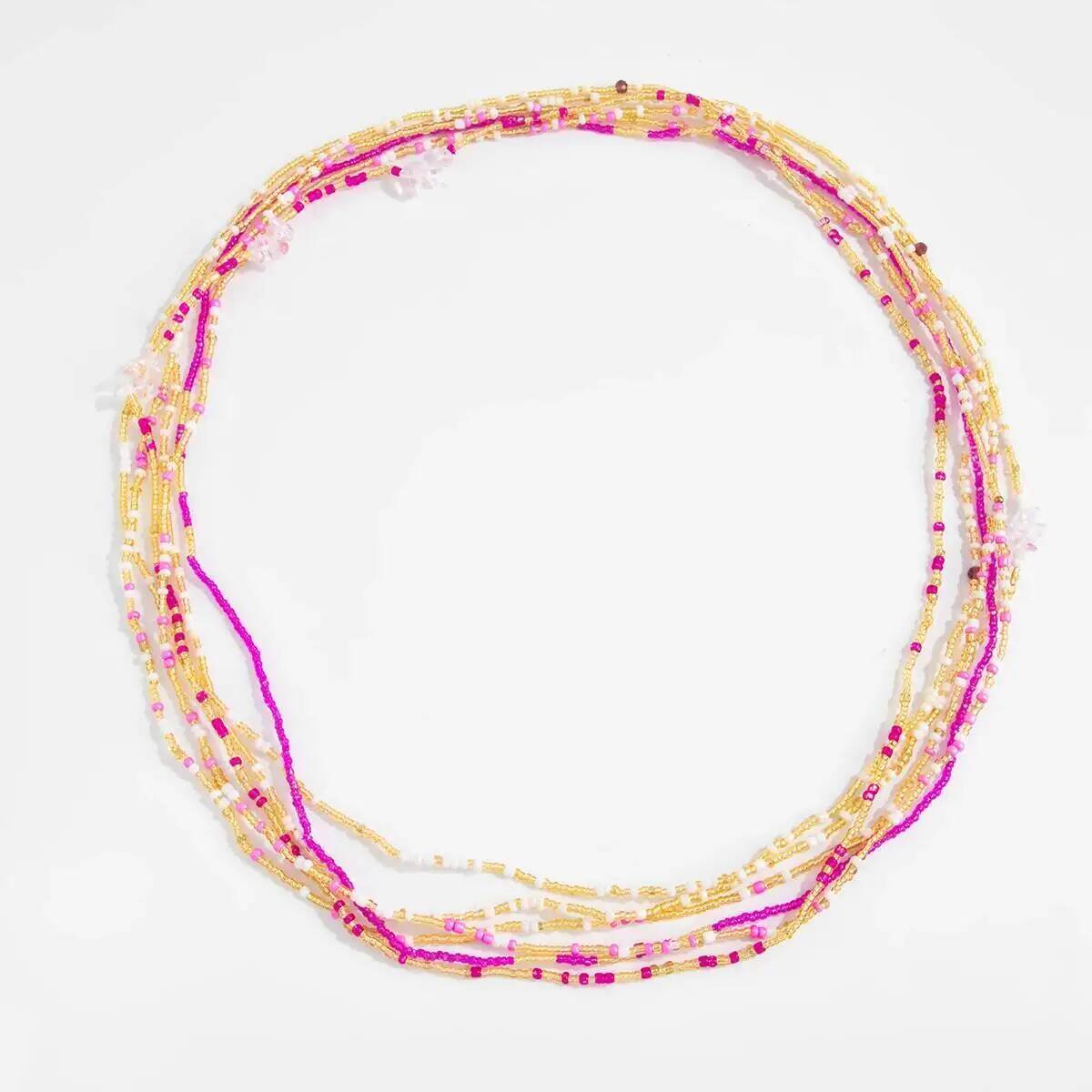 SHIXIN 6個セット ボヘミアン カラフル ライスビーズ - Body Jewelry Chain のレビューと価格