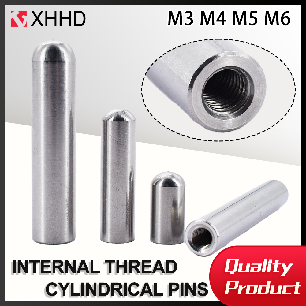 M3 M4 M5 M6 304 ステンレス鋼雌ねじ円筒ピン雌 - Threadless Push Pin のレビューと価格